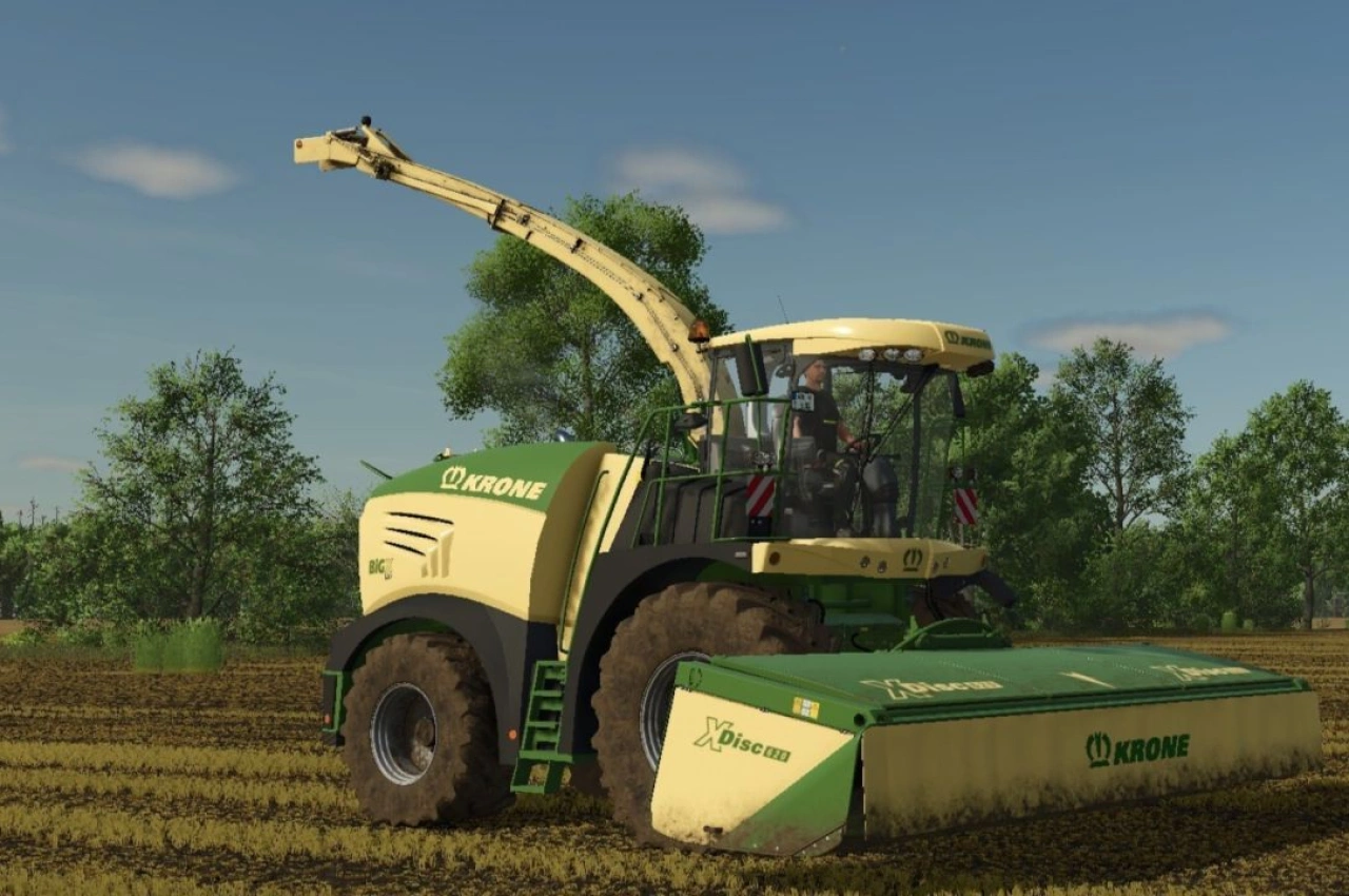 Комбайн Krone Big X 480-630 для Farming Simulator 25