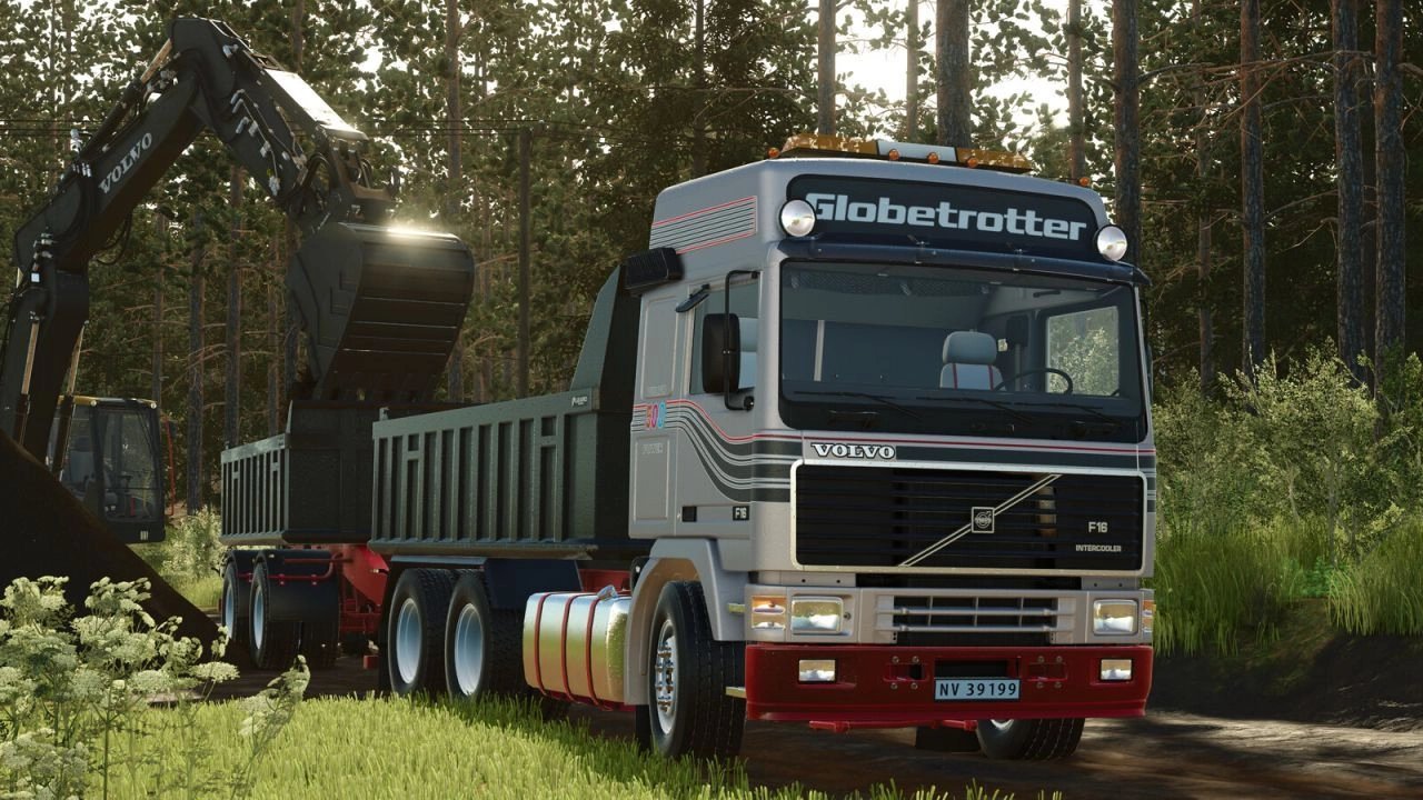Вантажівка Volvo F16 Globetrotter для Farming Simulator 25