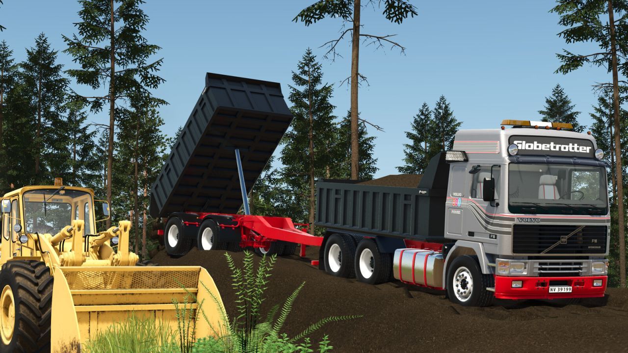 Вантажівка Volvo F16 Globetrotter для Farming Simulator 25