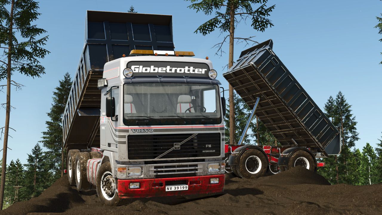 Вантажівка Volvo F16 Globetrotter для Farming Simulator 25