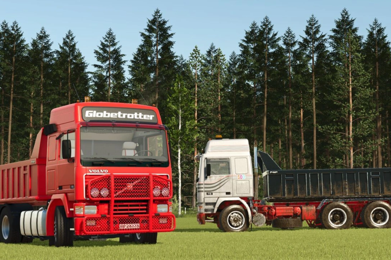 Вантажівка Volvo F16 Globetrotter для Farming Simulator 25
