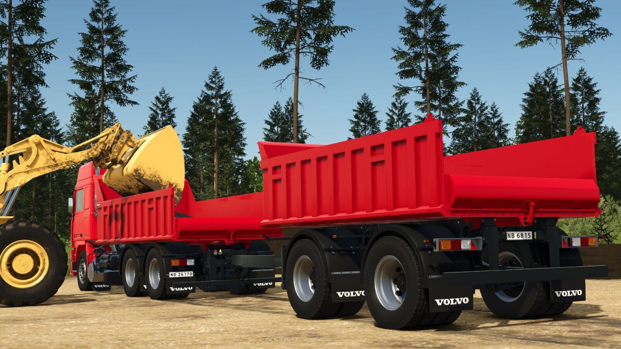 Вантажівка Volvo F16 Globetrotter для Farming Simulator 25