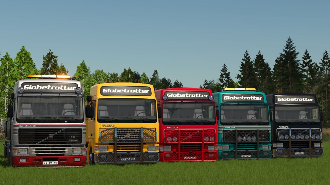 Вантажівка Volvo F16 Globetrotter для Farming Simulator 25