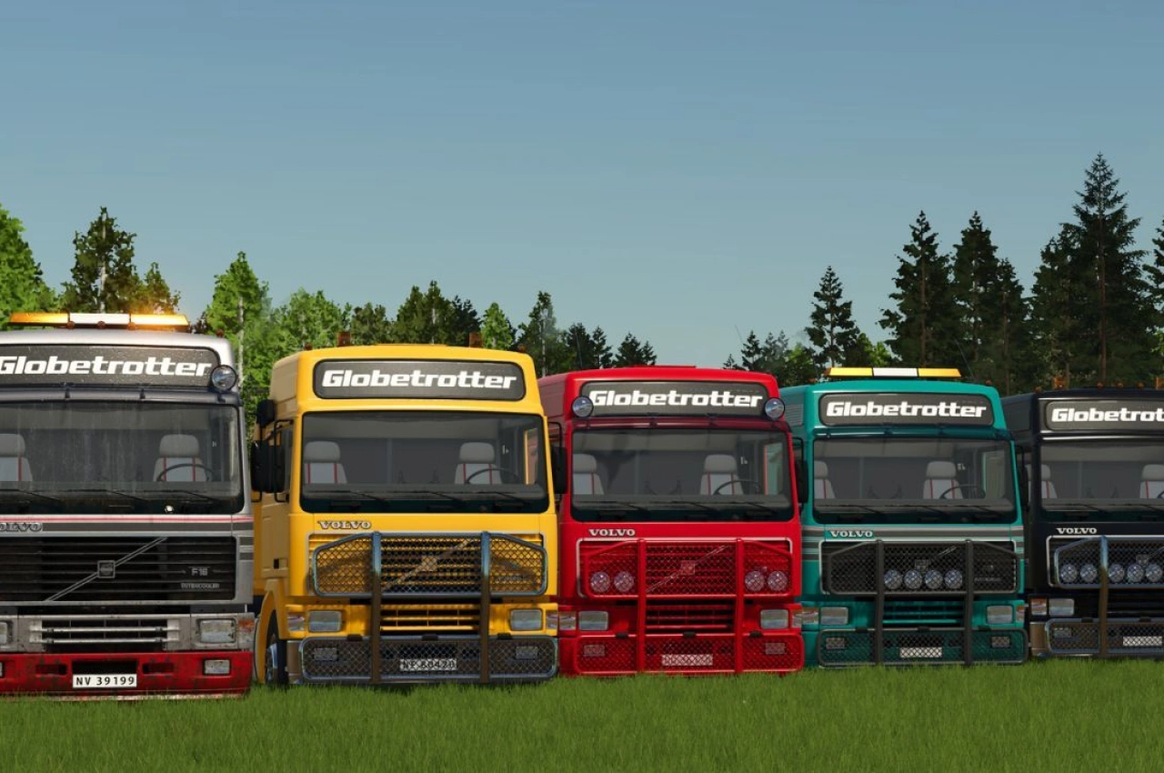 Вантажівка Volvo F16 Globetrotter для Farming Simulator 25