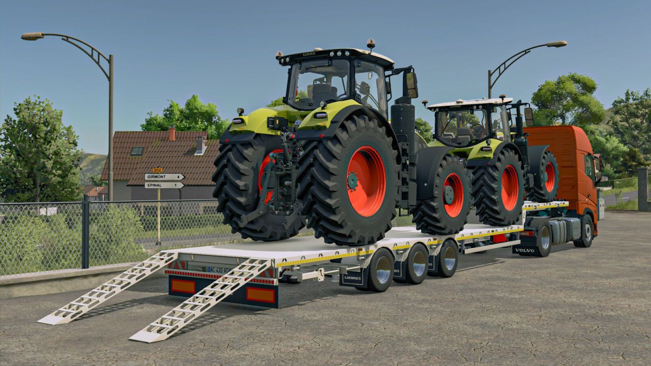 Причіп Lizard Straw Bale для Farming Simulator 25