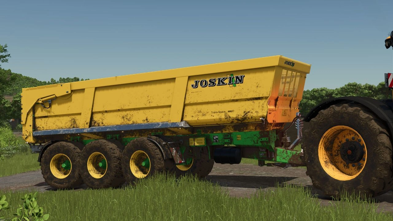 Причіп Joskin Trans-SPACE 8000 для Farming Simulator 25