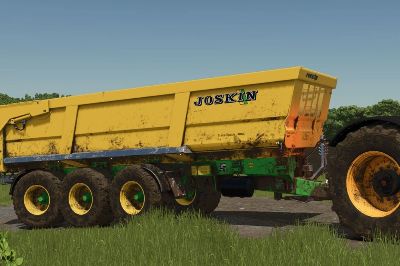 Причіп Joskin Trans-SPACE 8000 для Farming Simulator 25