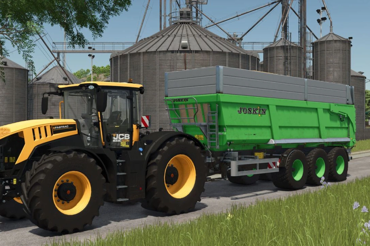 Причіп Joskin Trans-SPACE 8000 для Farming Simulator 25