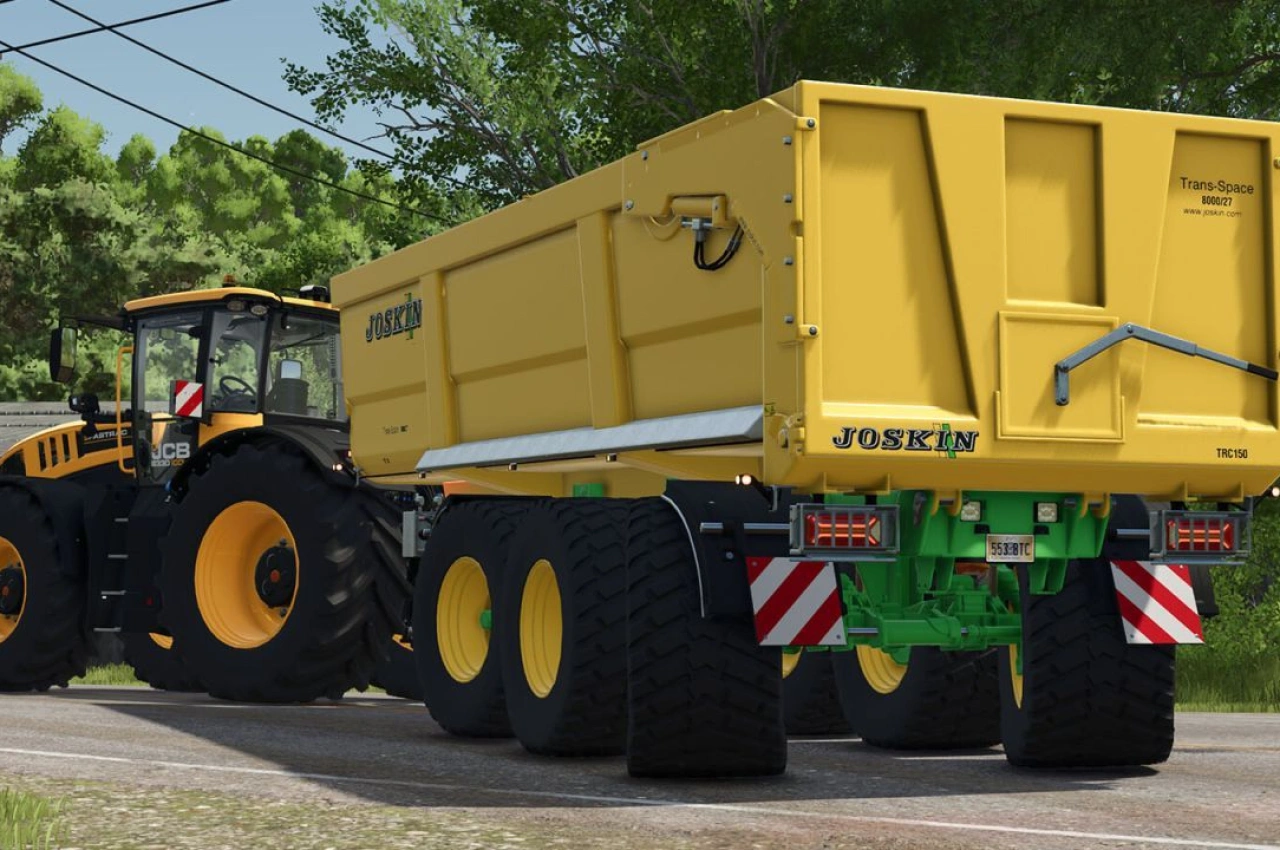 Причіп Joskin Trans-SPACE 8000 для Farming Simulator 25