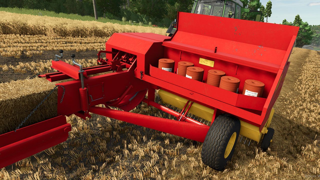 Прес-підбирач New Holland Hayliner 378 для Farming Simulator 25