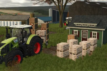 Пак модів «Refined Wood Chips, Sawdust Factory and Fuel Production» для Farming Simulator 25 — 1