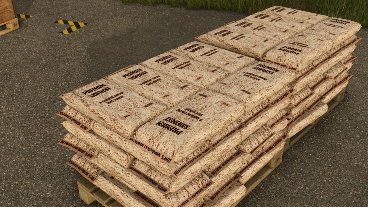 Пак модів «Refined Wood Chips, Sawdust Factory and Fuel Production» для Farming Simulator 25