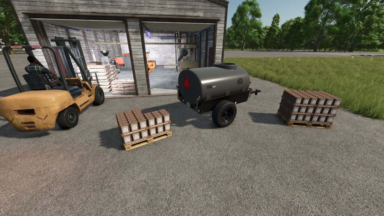 Пак модів «Refined Wood Chips, Sawdust Factory and Fuel Production» для Farming Simulator 25