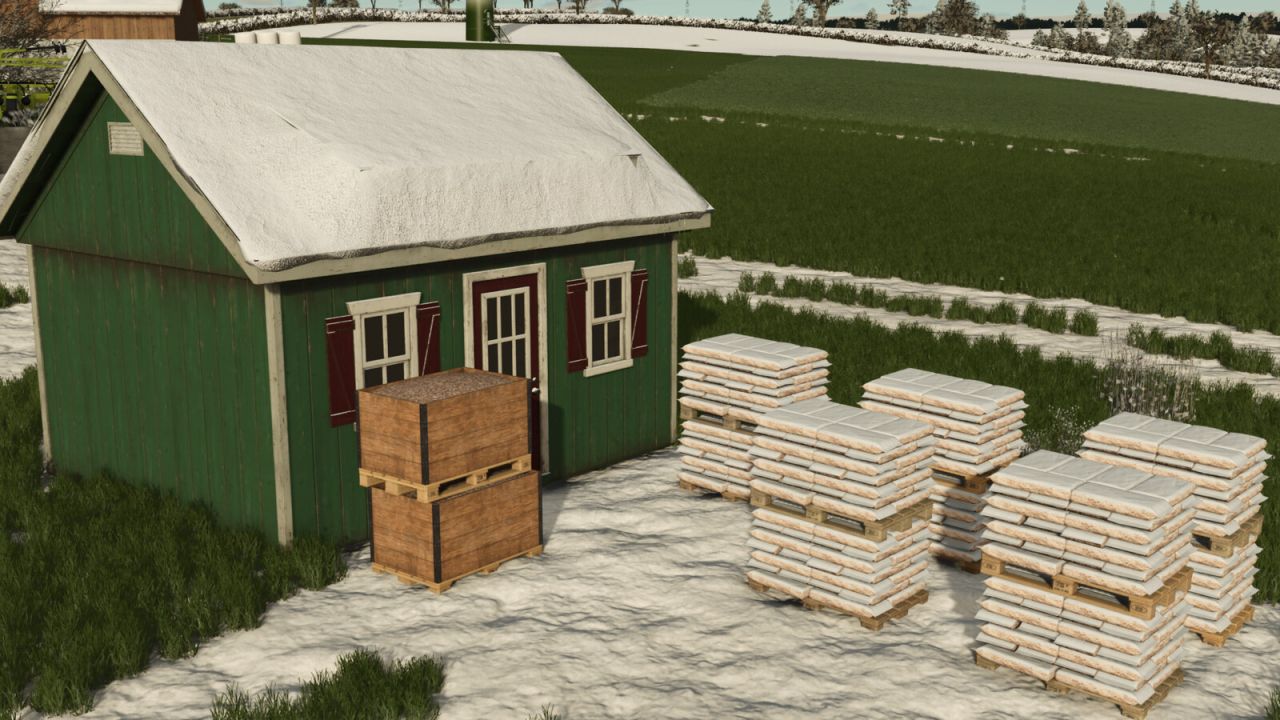 Пак модів «Refined Wood Chips, Sawdust Factory and Fuel Production» для Farming Simulator 25