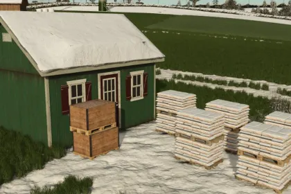 Пак модів «Refined Wood Chips, Sawdust Factory and Fuel Production» для Farming Simulator 25 — 6