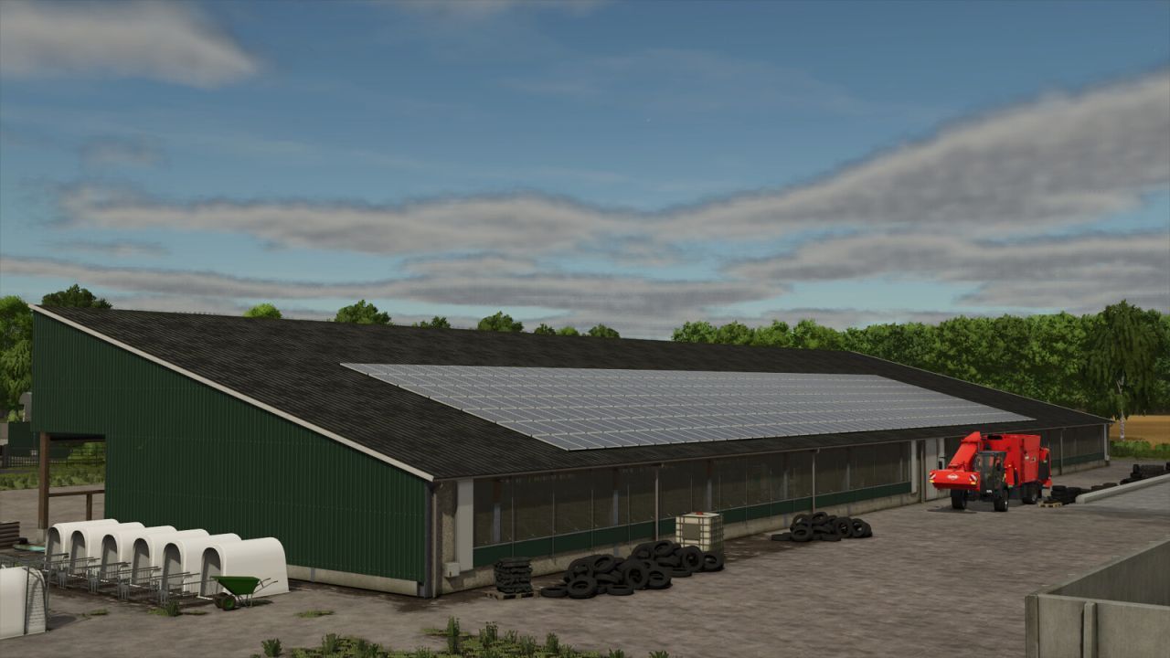 Cowshed for 150 Cows for Farming Simulator 25
