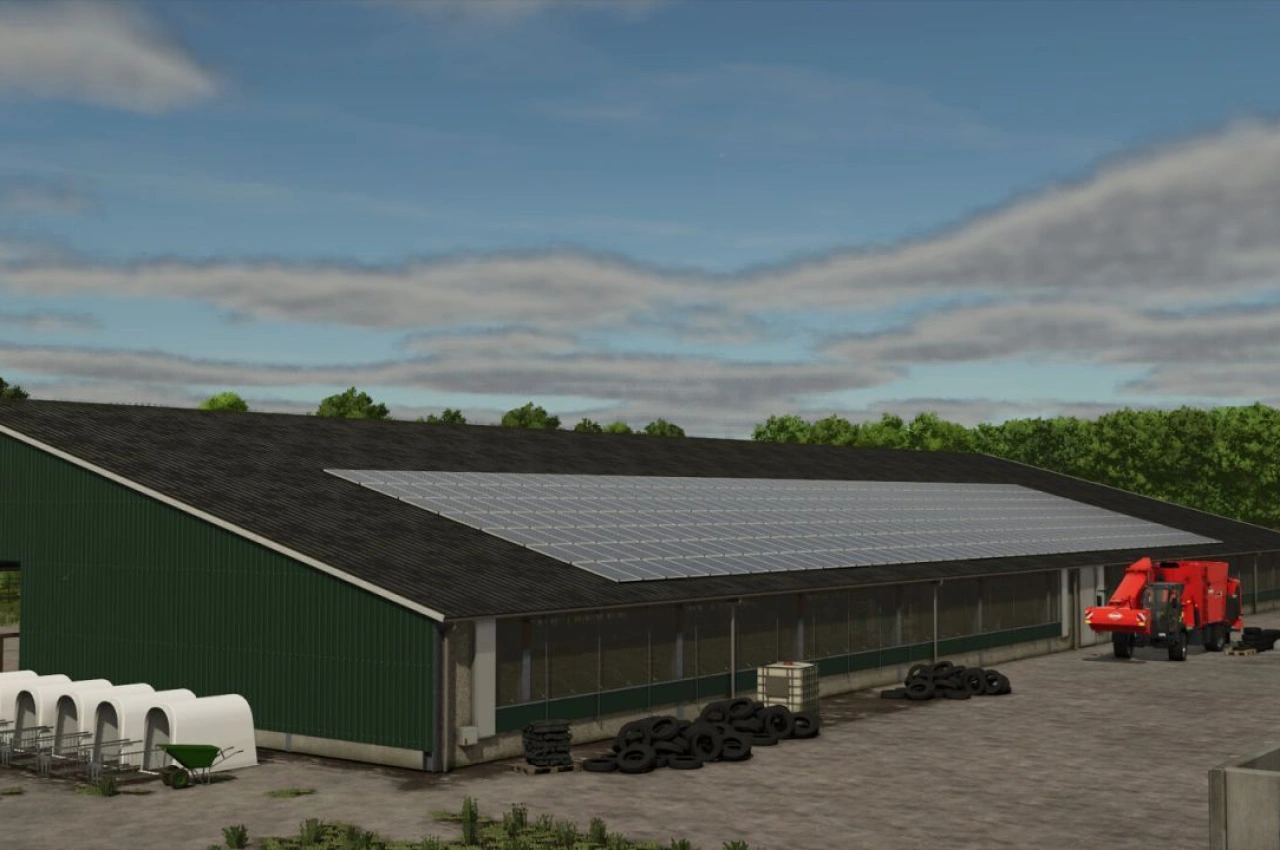 Ставок для корів на 150 голів для Farming Simulator 25