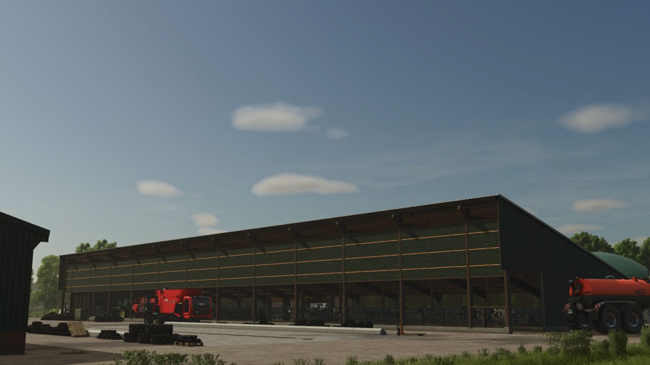 Cowshed for 150 Cows for Farming Simulator 25