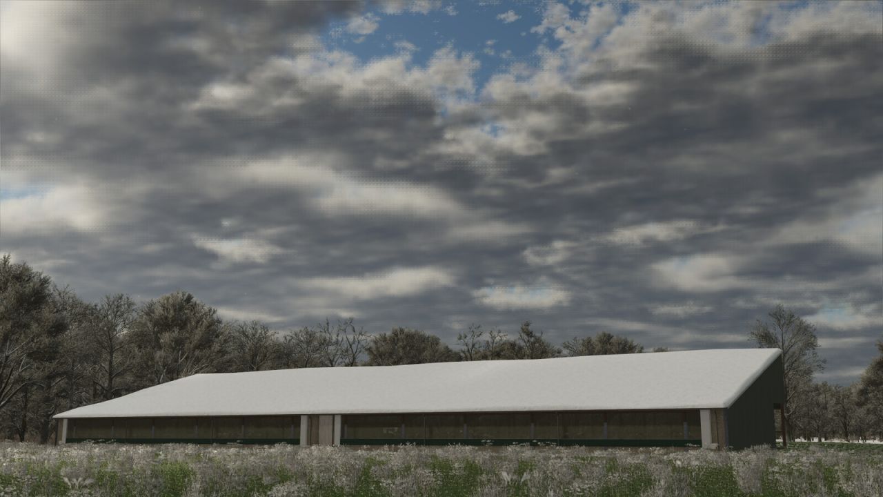 Cowshed for 150 Cows for Farming Simulator 25
