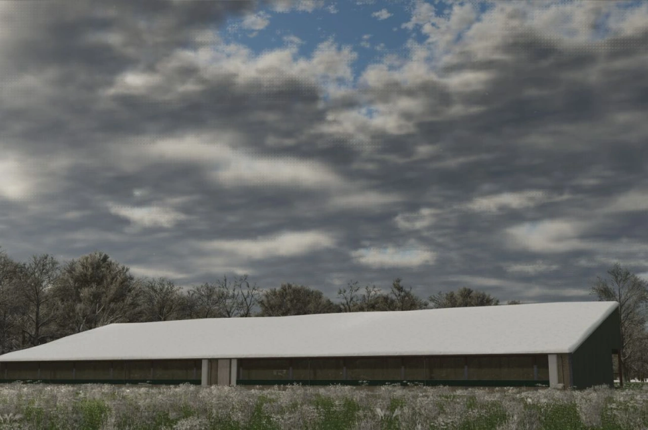 Ставок для корів на 150 голів для Farming Simulator 25