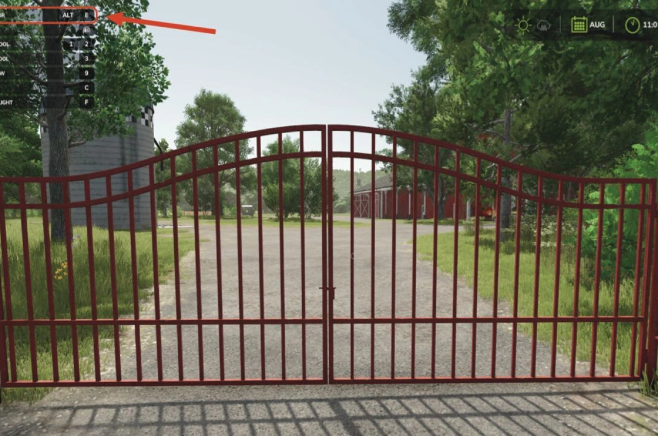 Ключі від фермерських воріт для Farming Simulator 25