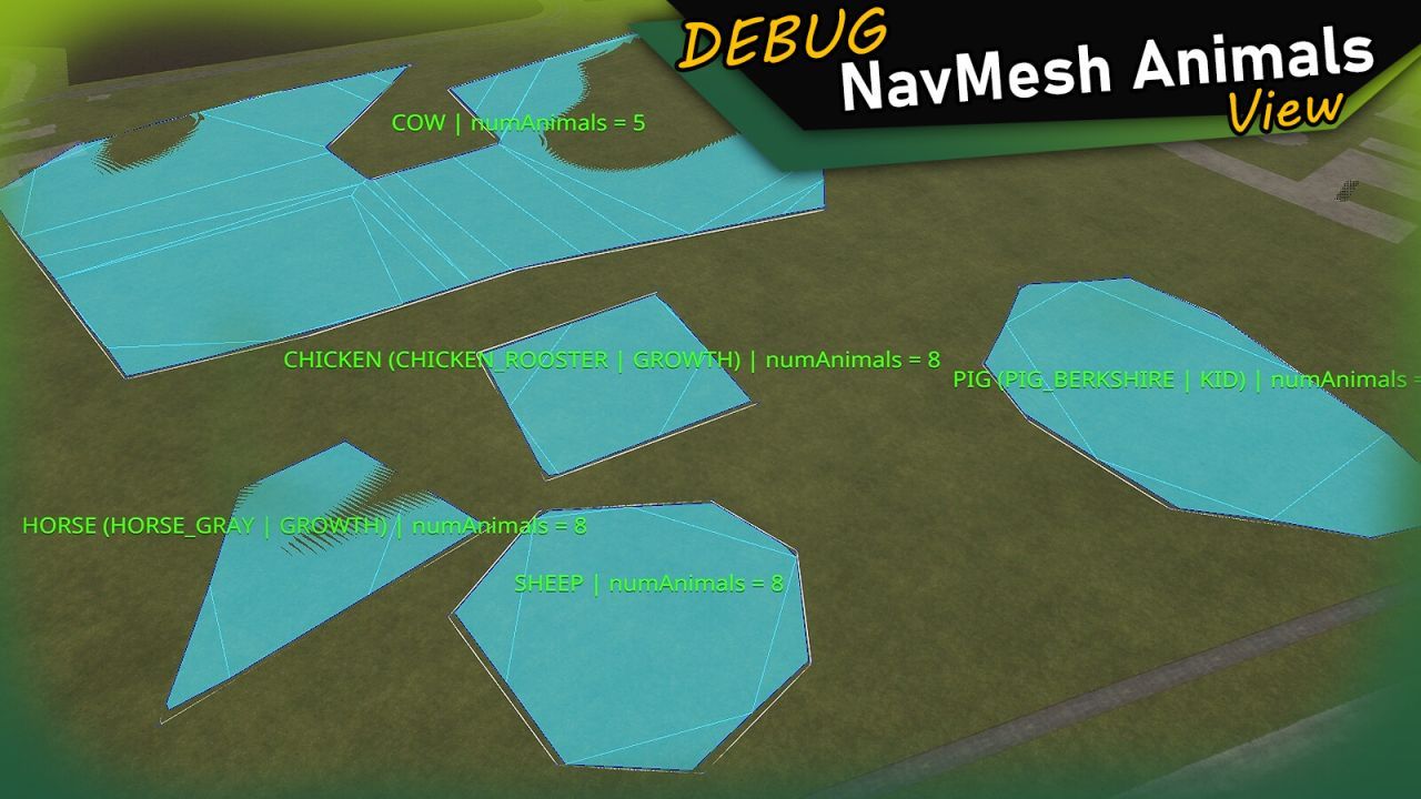 GE10 Skript - Tier NavMesh Generator für Farming Simulator 25