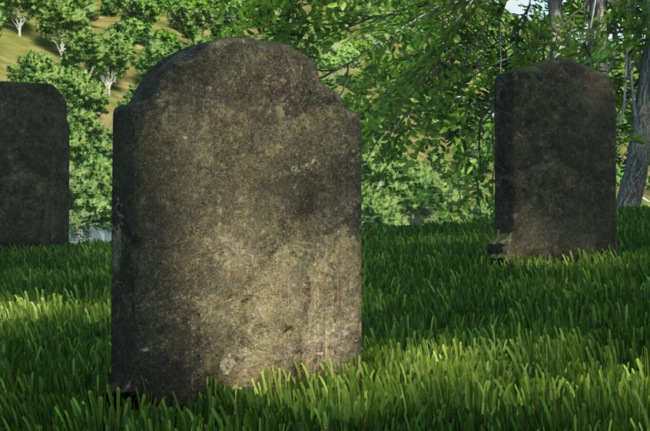 Надгробні камені (Префаб) для Farming Simulator 25