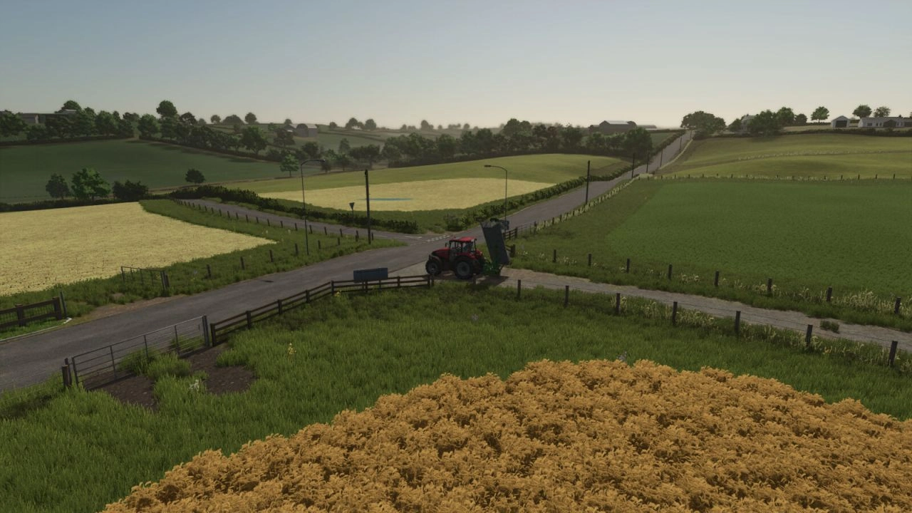 Карта Fields Of Tyrone для Farming Simulator 25