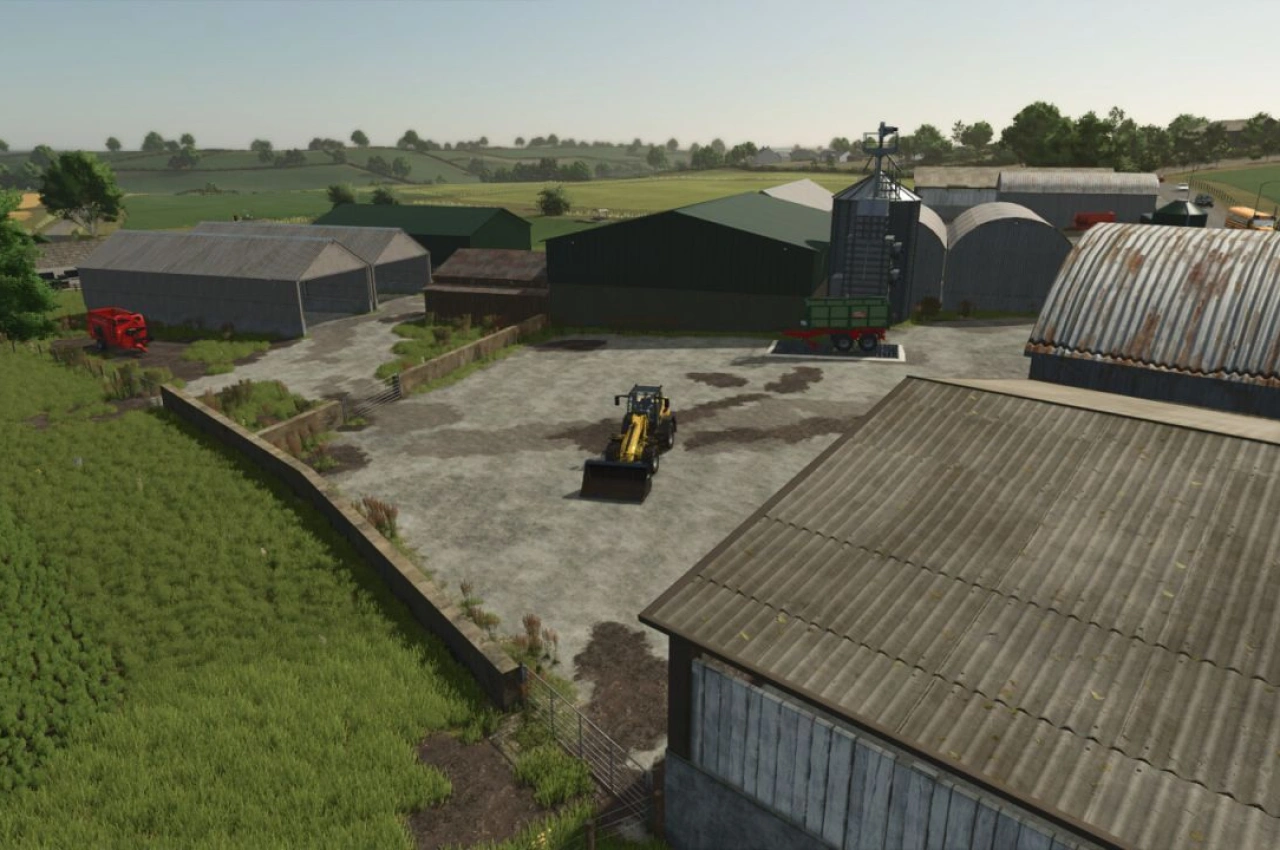 Карта Fields Of Tyrone для Farming Simulator 25