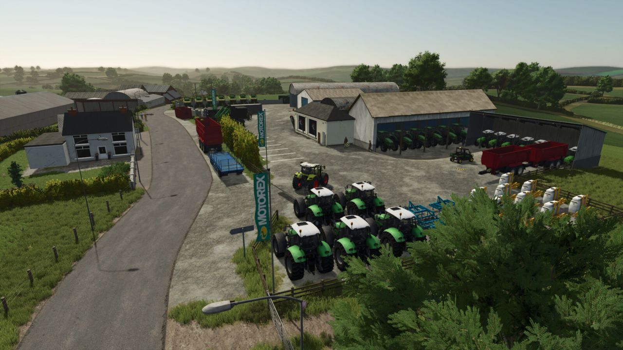 Карта Fields Of Tyrone для Farming Simulator 25