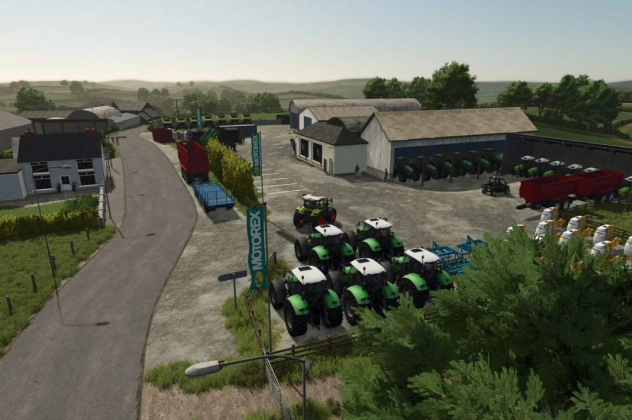 Карта Fields Of Tyrone для Farming Simulator 25