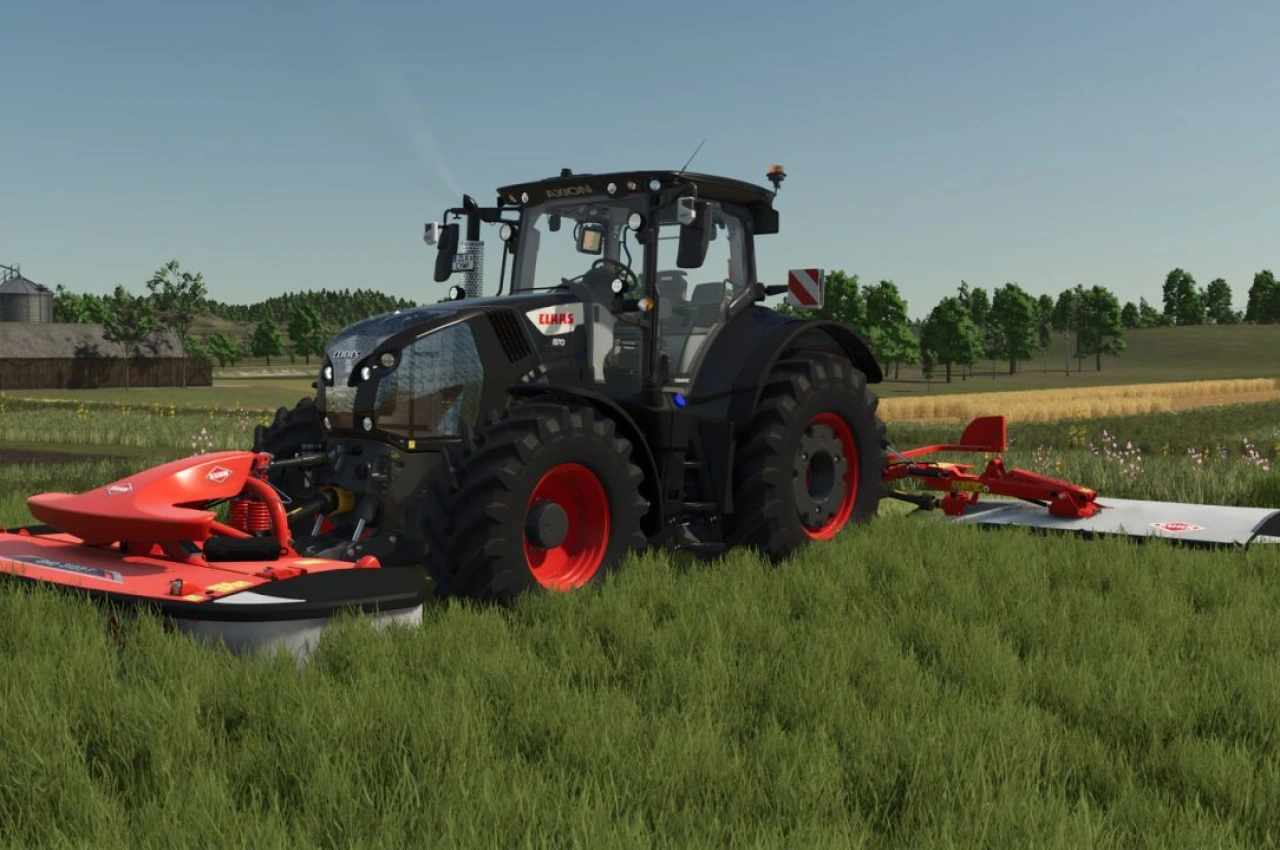 Трактор CLAAS AXION 870-800 для Farming Simulator 25