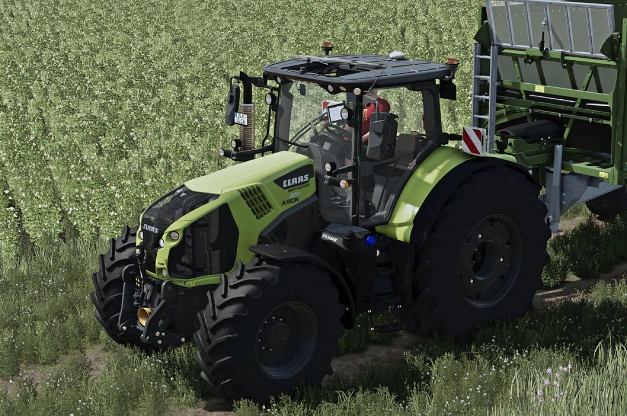 Трактор CLAAS AXION 870-800 для Farming Simulator 25