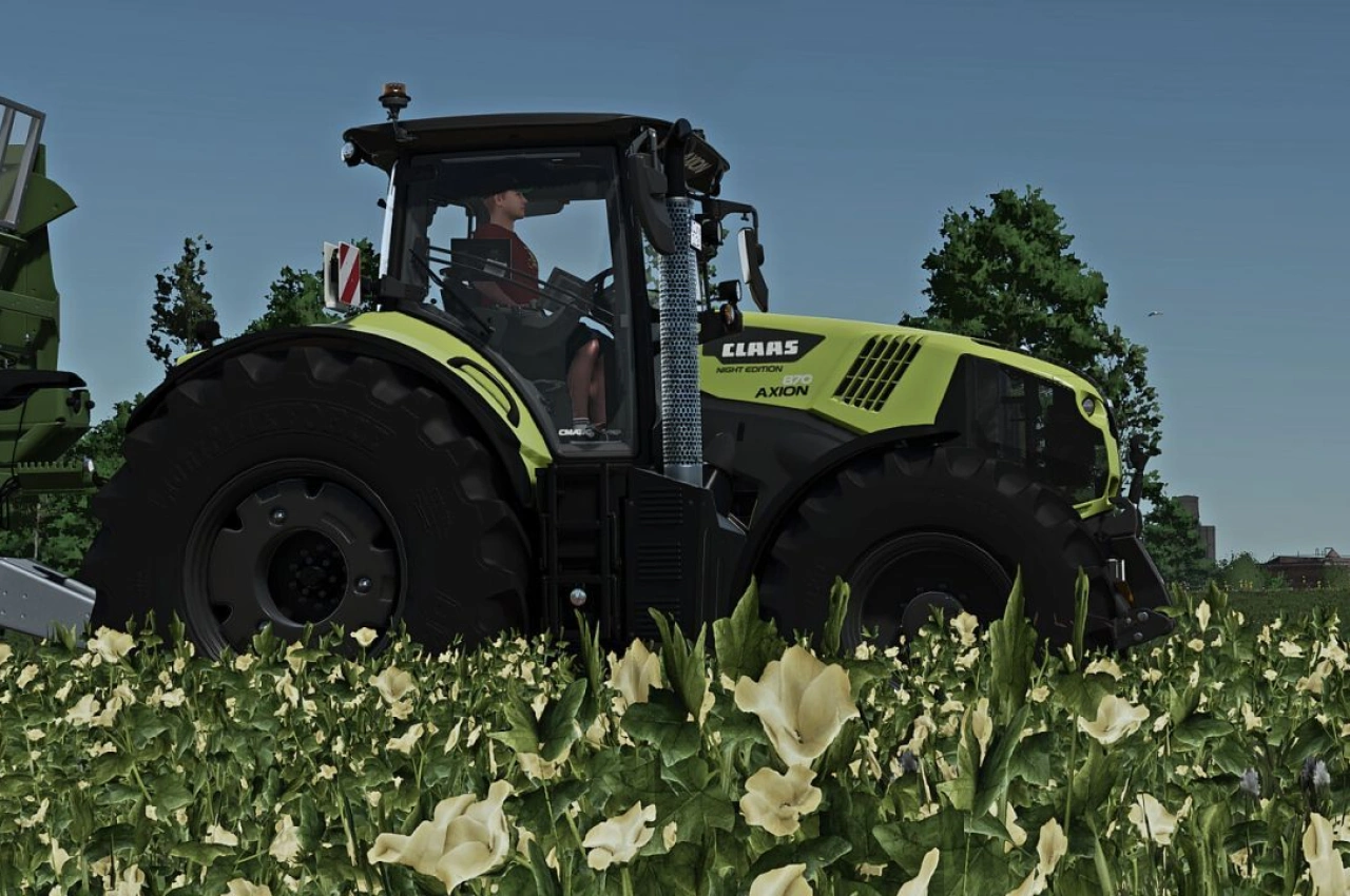 Трактор CLAAS AXION 870-800 для Farming Simulator 25
