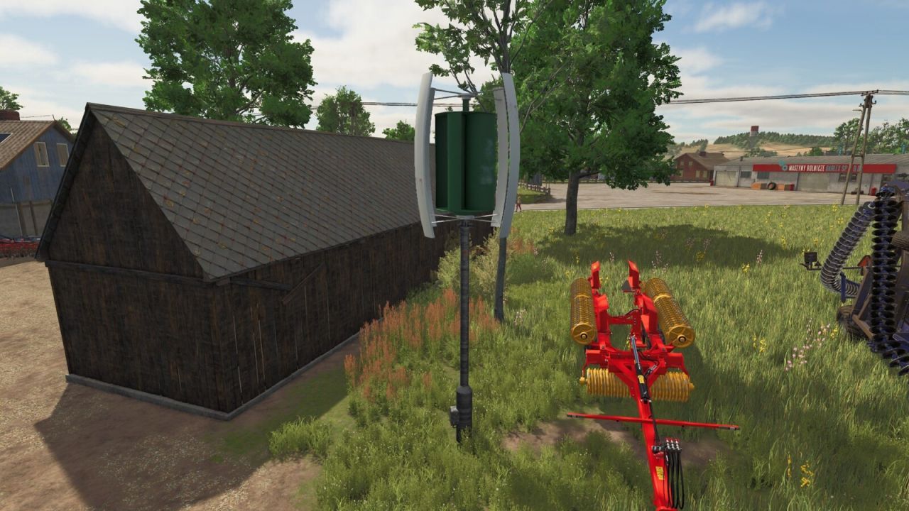 Vertikale Achse Windkraftanlage 1kW für Farming Simulator 25