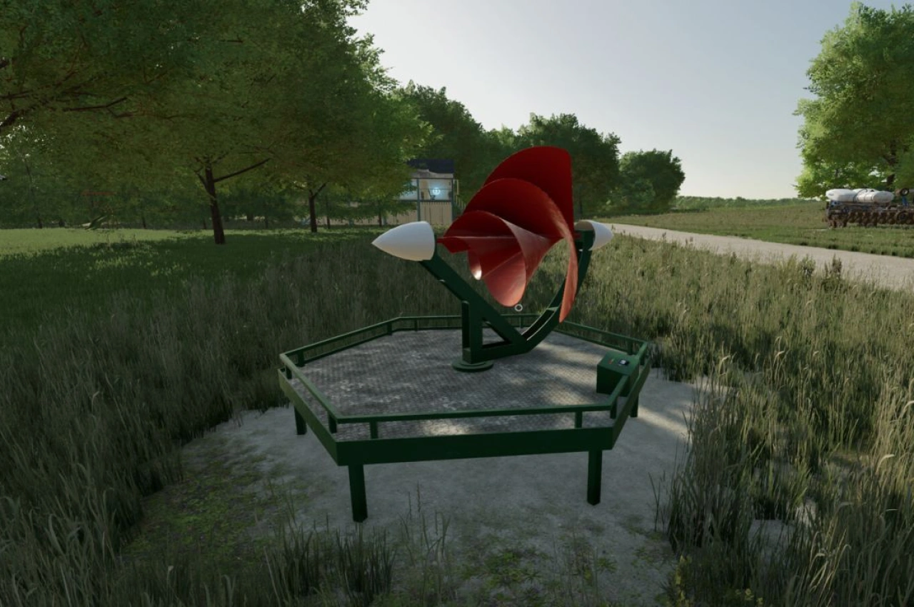 Вітрова турбіна вертикальної осі 1кВт для Farming Simulator 25