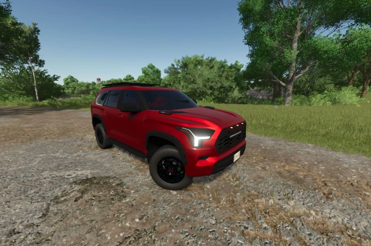Автомобіль TOYOTA SEQUOIA TRD PRO 2023 для Farming Simulator 25