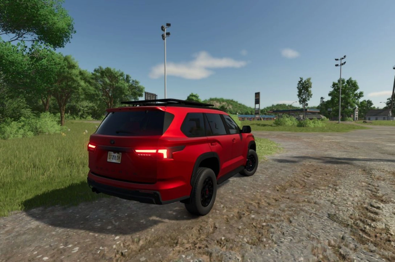 Автомобіль TOYOTA SEQUOIA TRD PRO 2023 для Farming Simulator 25