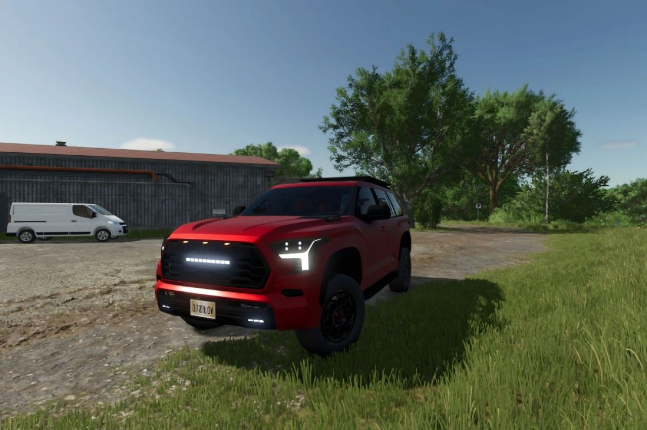 Автомобіль TOYOTA SEQUOIA TRD PRO 2023 для Farming Simulator 25
