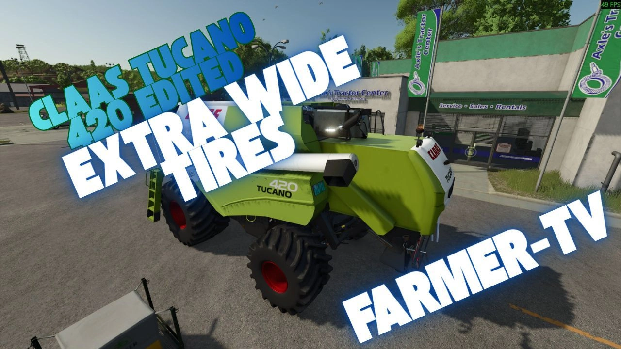 Комбайн Claas Tucano 420 Edit для Farming Simulator 25