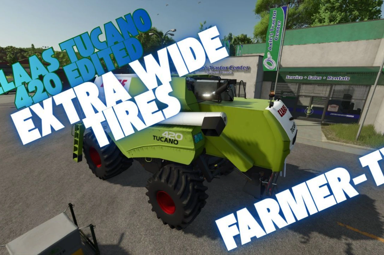 Комбайн Claas Tucano 420 Edit для Farming Simulator 25