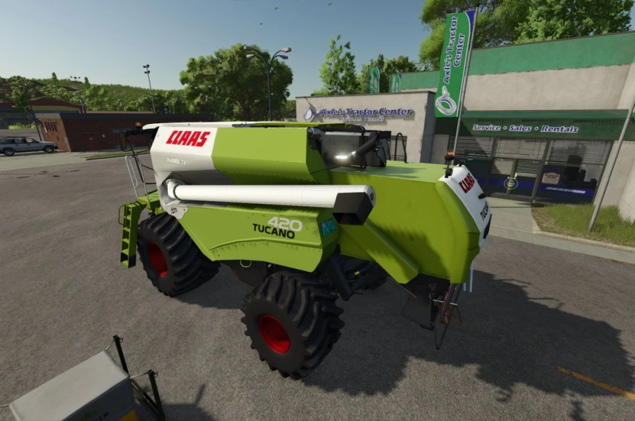 Комбайн Claas Tucano 420 Edit для Farming Simulator 25