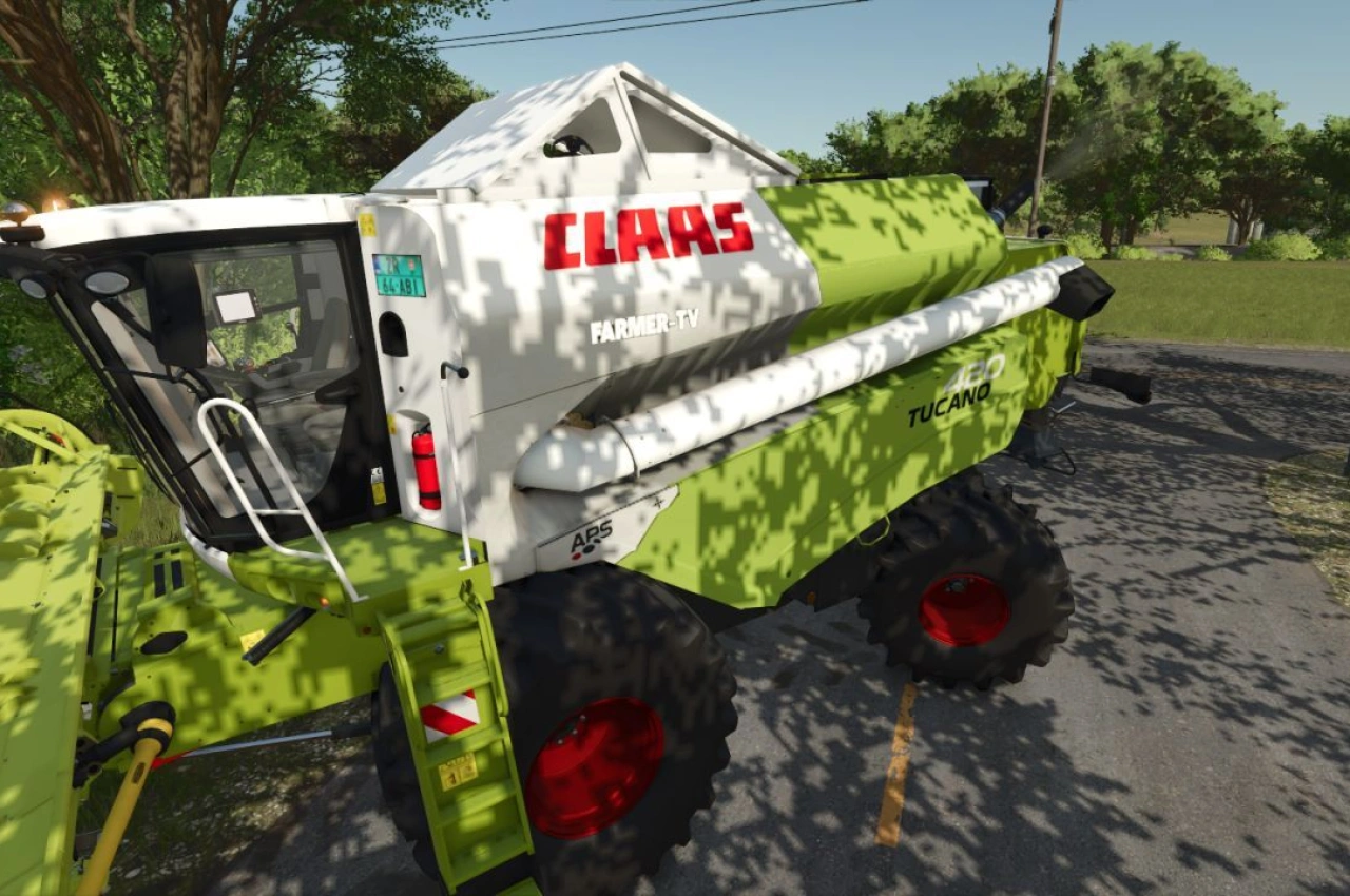 Комбайн Claas Tucano 420 Edit для Farming Simulator 25