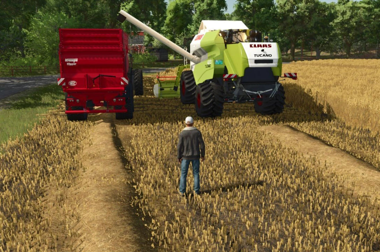 Комбайн Claas Tucano 420 Edit для Farming Simulator 25