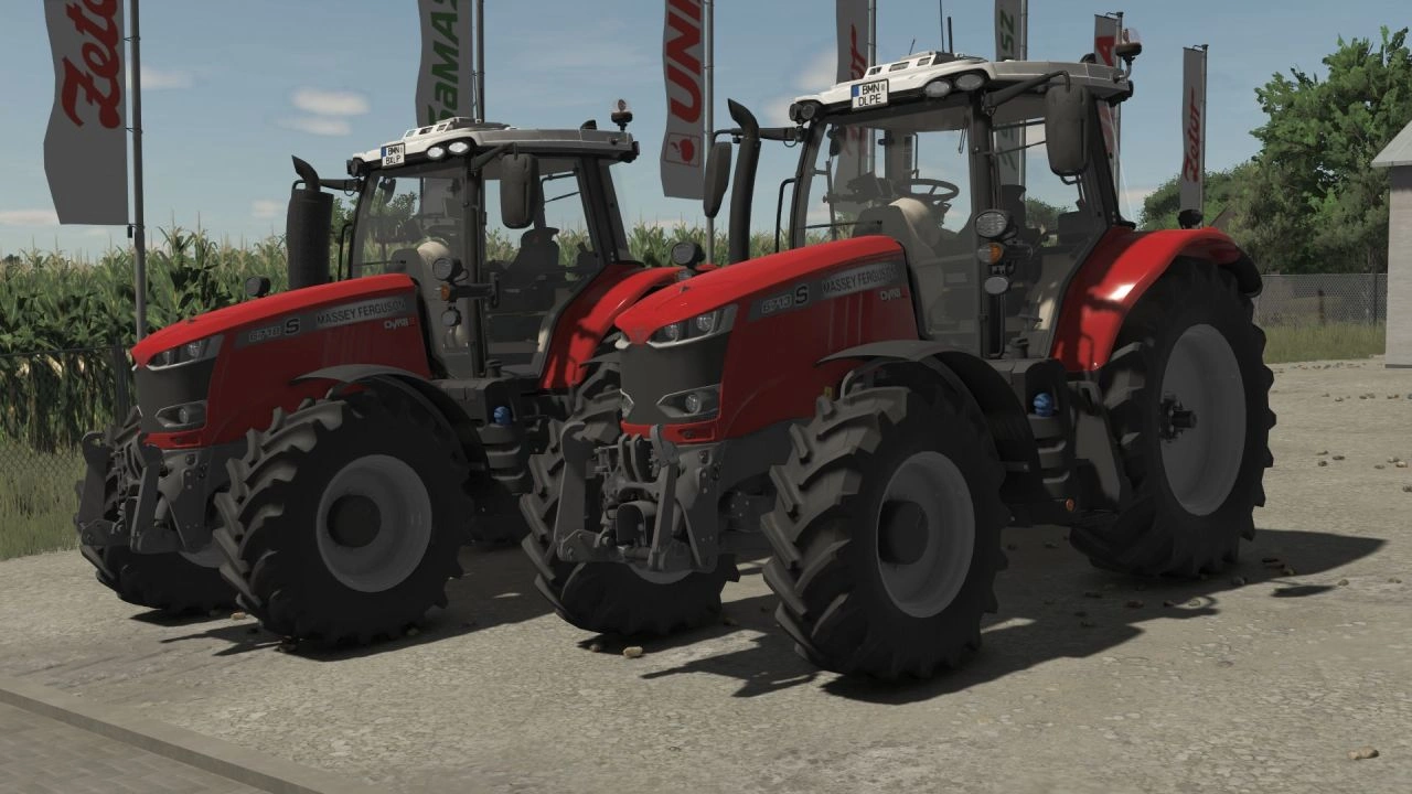 Трактор Massey Ferguson 6700S для Farming Simulator 25