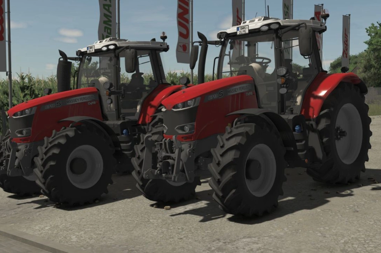 Трактор Massey Ferguson 6700S для Farming Simulator 25