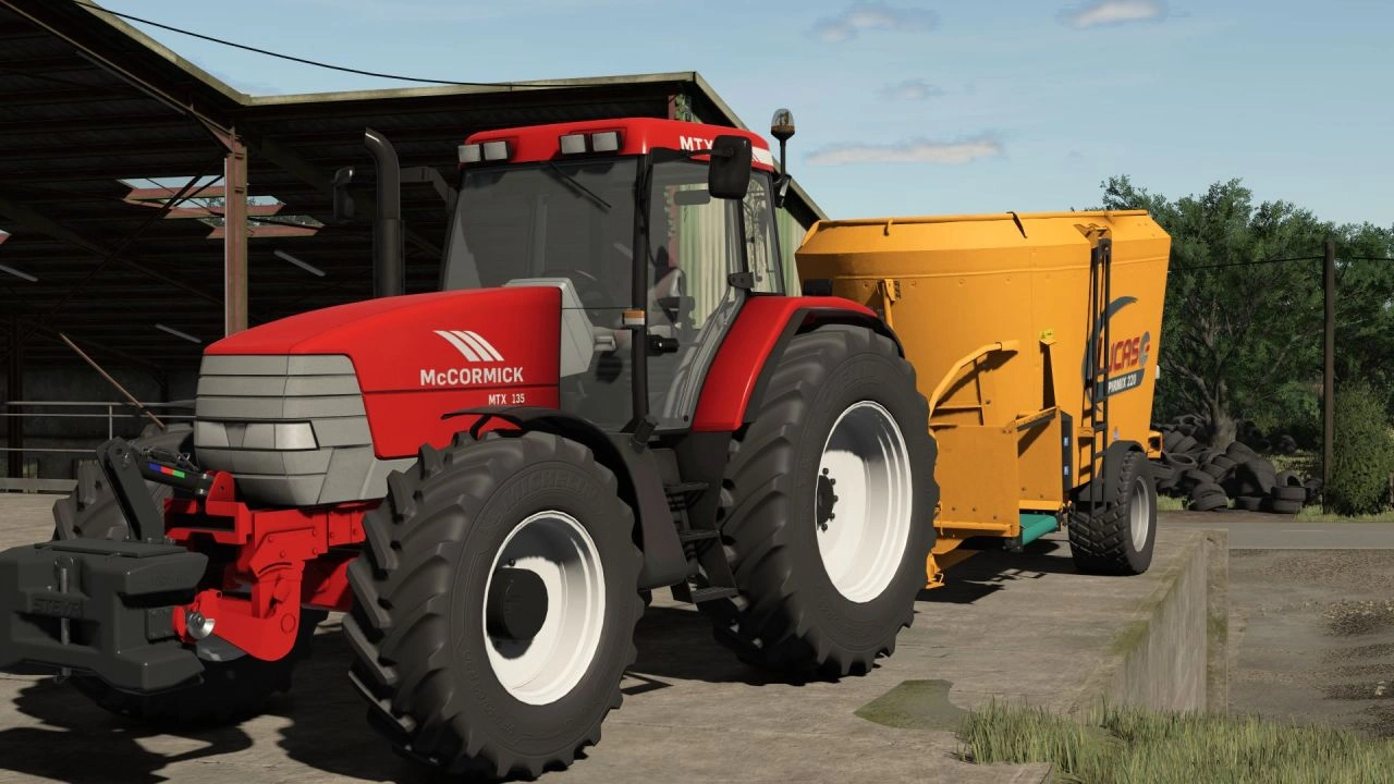 Розкидач гною Lucas Spirmix 220 для Farming Simulator 25