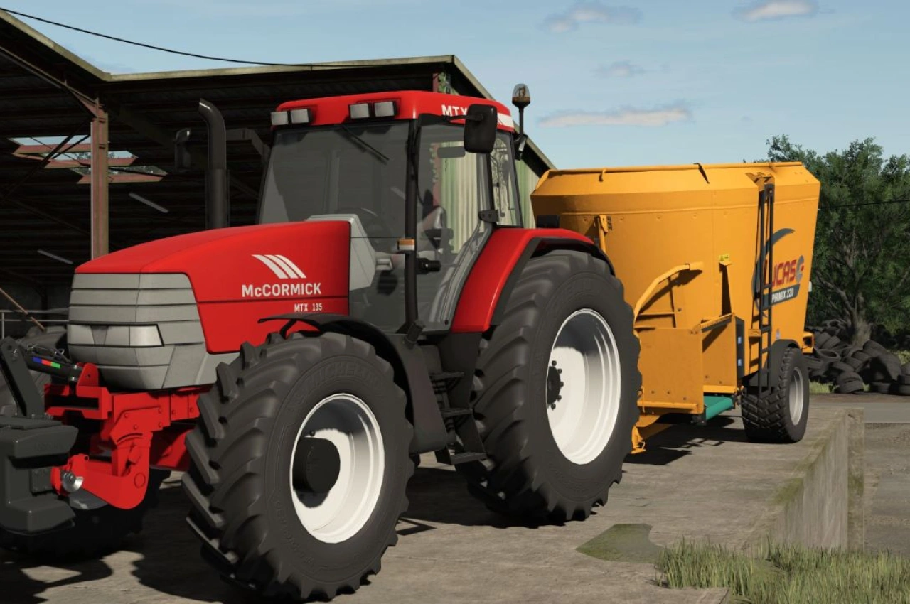 Розкидач гною Lucas Spirmix 220 для Farming Simulator 25