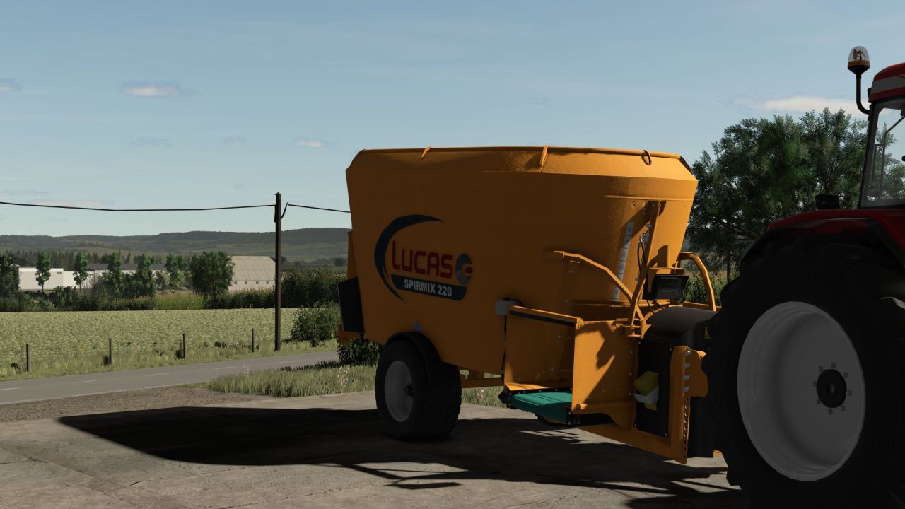 Розкидач гною Lucas Spirmix 220 для Farming Simulator 25