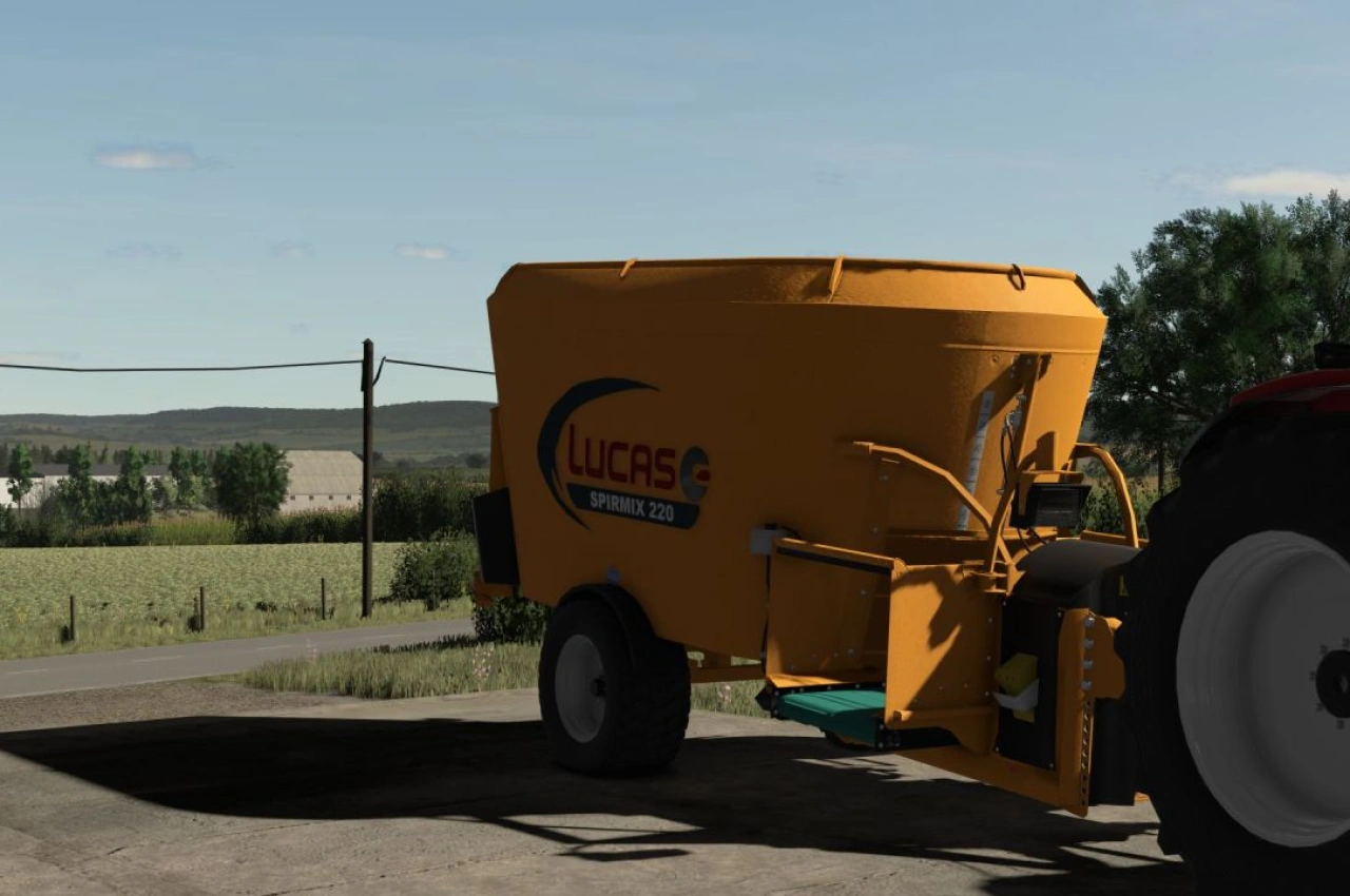 Розкидач гною Lucas Spirmix 220 для Farming Simulator 25